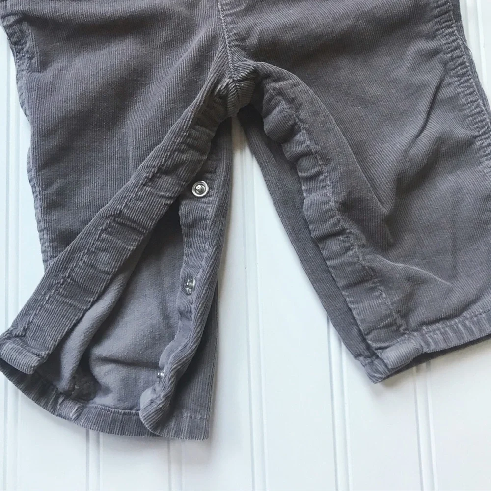•Carter’s• corduroy overalls/waffle knit top set